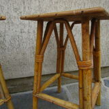 Old bamboo stools