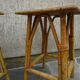 Tabourets anciens en bambou