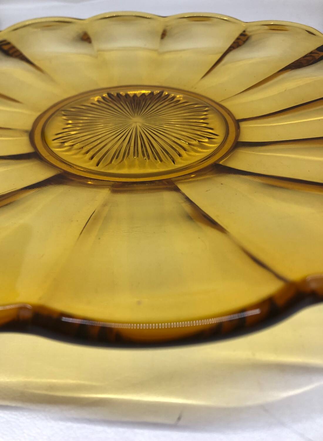 Luxval art deco dish from Val Saint Lambert