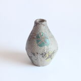 Prehistoric sealife decor vase by Anna Camos, Vallauris 1950