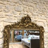 Pediment mirror 140cm/82,5cm Napoleon III