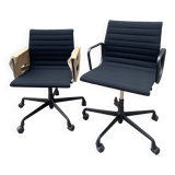 2 Charles Eames EA118 armchairs