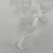 10 verres en cristal de Saint Louis, modèle tommy.15 cm.