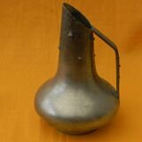 Small art deco pewter vase signed peltro.