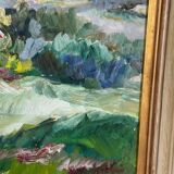 Swedish Oil on Panel – “Landscape” by Erik Boëthius (1897–1970)