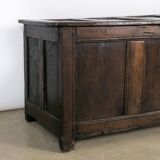 Paneled and Carved Oak Chest or Coffer
