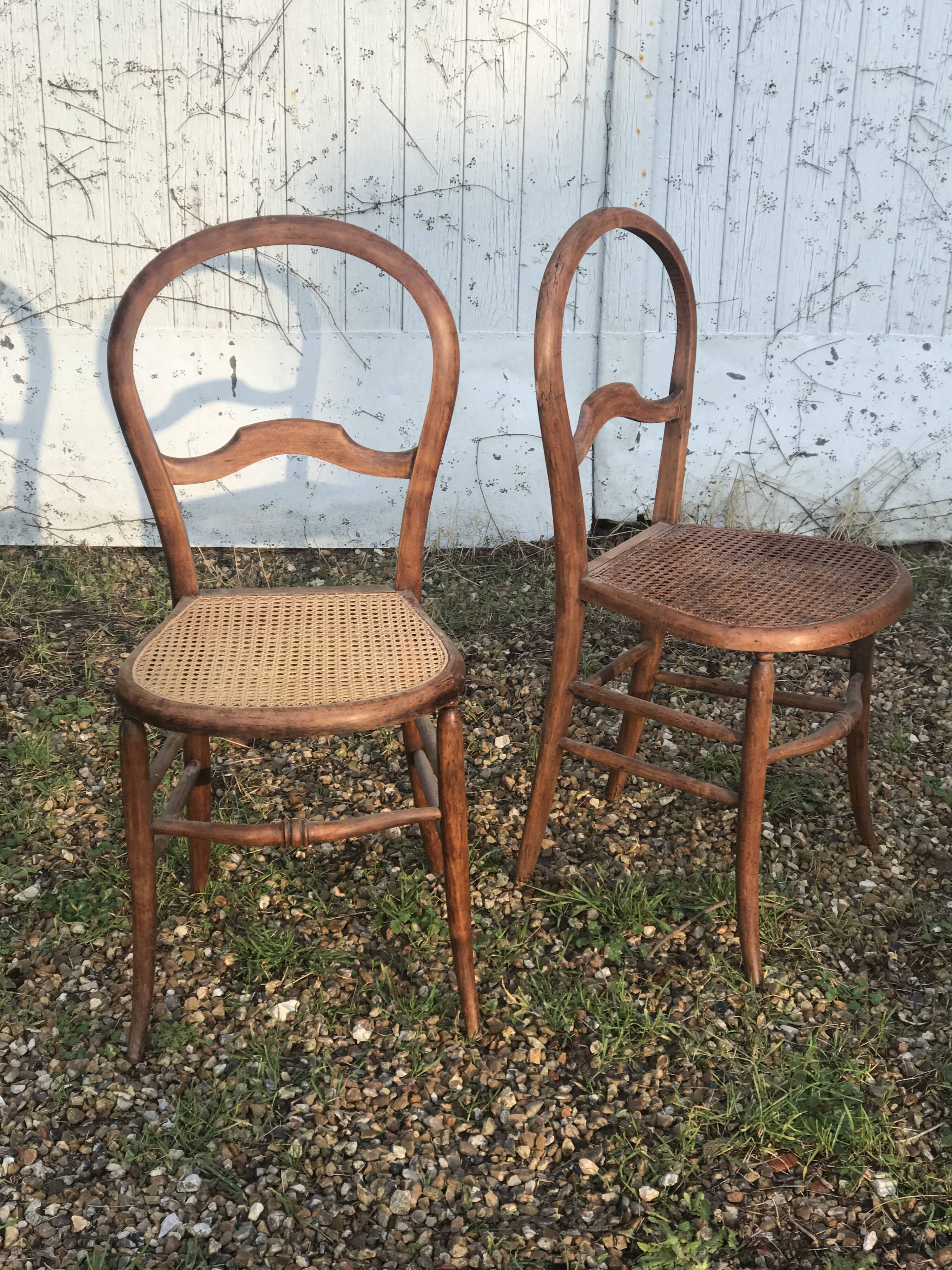 Pair of old chairs.