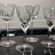6 Crystal glasses probable production Saint Louis gold VSL