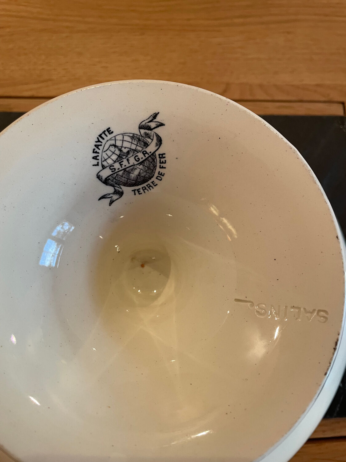 Fruit bowl Terre de Fer Lafayette Salins