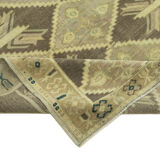 1970s handwoven contemporary anatolian beige rug 149 cm x 255 cm