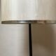 Floor lamp in black lacquered metal, 50s.