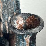 Large Fireplace Vase Studio in Brutalist Mid-Century Ceramic by Gerhard Liebenthron, 1974