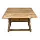 19th-century antique merchant's payment table made of solid wood.