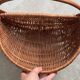 Vintage wicker wall hanging basket