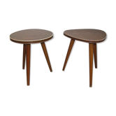 Ensemble de 2 tabourets de fleur