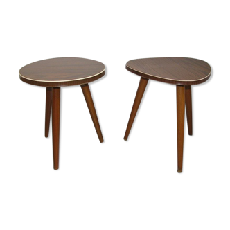 Ensemble de 2 tabourets de fleur
