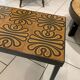 Table basse vintage ceramique circa 1970