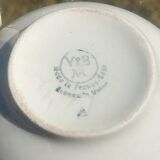 Serving of 8 golden porcelain coffee cups Villeroy and Boch Saar 50s/60s