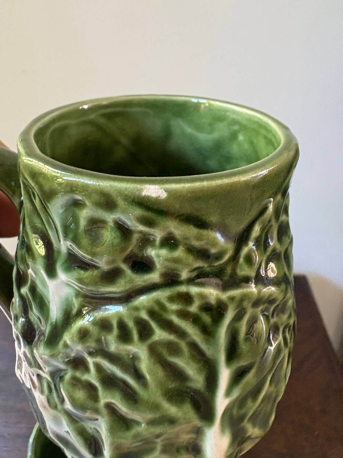 Vintage 50s-60s cabbage-shaped slushie coffee cups
