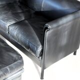 vintage sofa + ottoman | sitting area | A. Citterio | Moroso