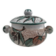 Large glazed and coloured ceramic soup tureen - Vallauris