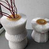 Set of three designer vases