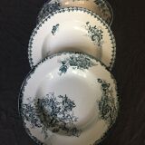 Set of 3 old plates
