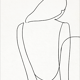 Female figure giclee art print, 50x70cm