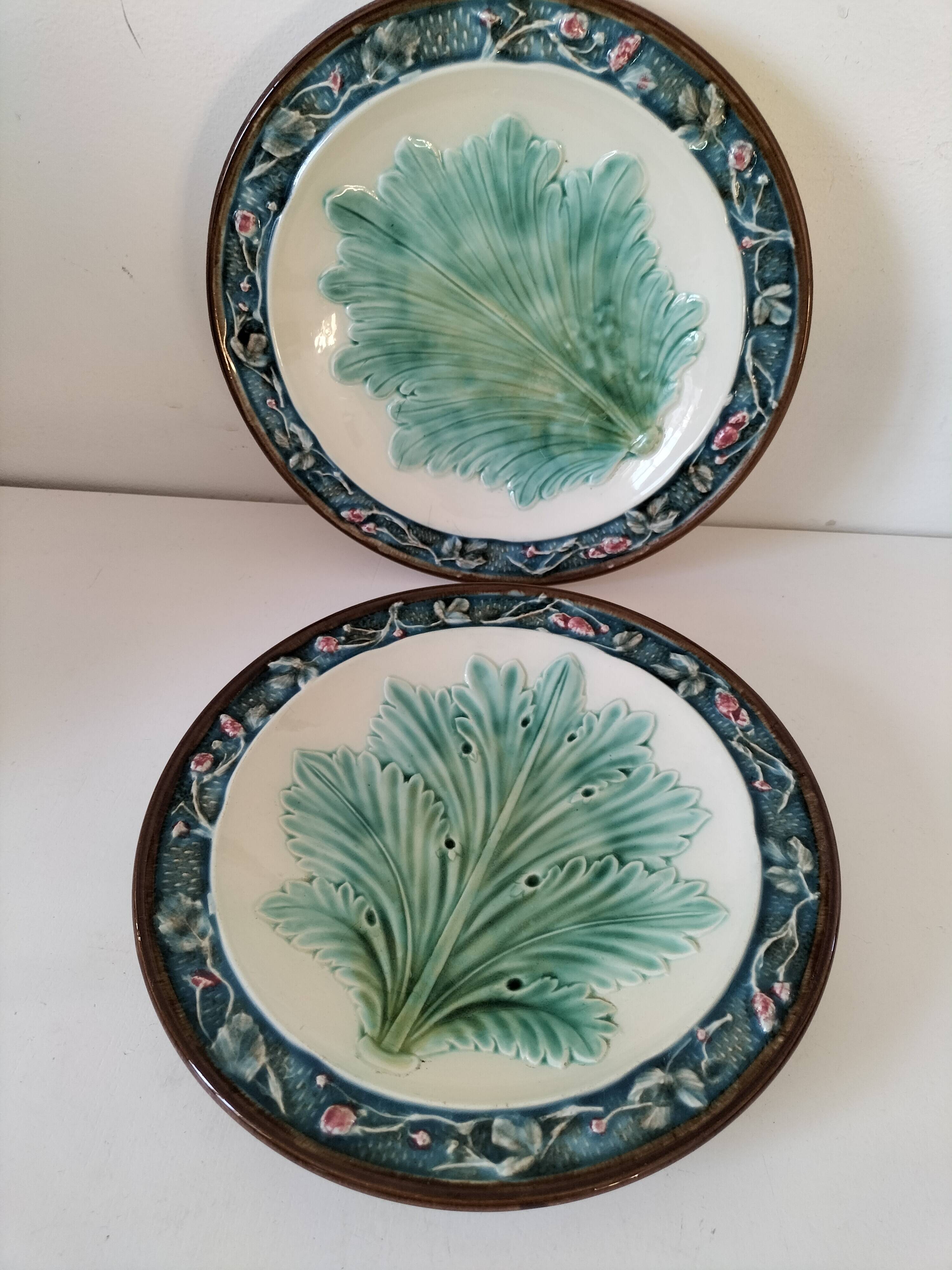 Two Longchamp earthenware plates.