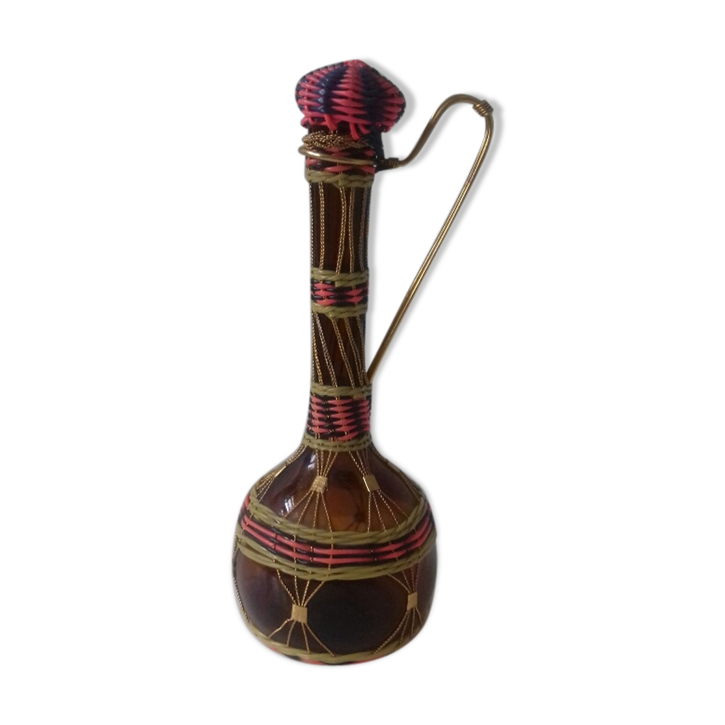 Scoubidou bottle braided