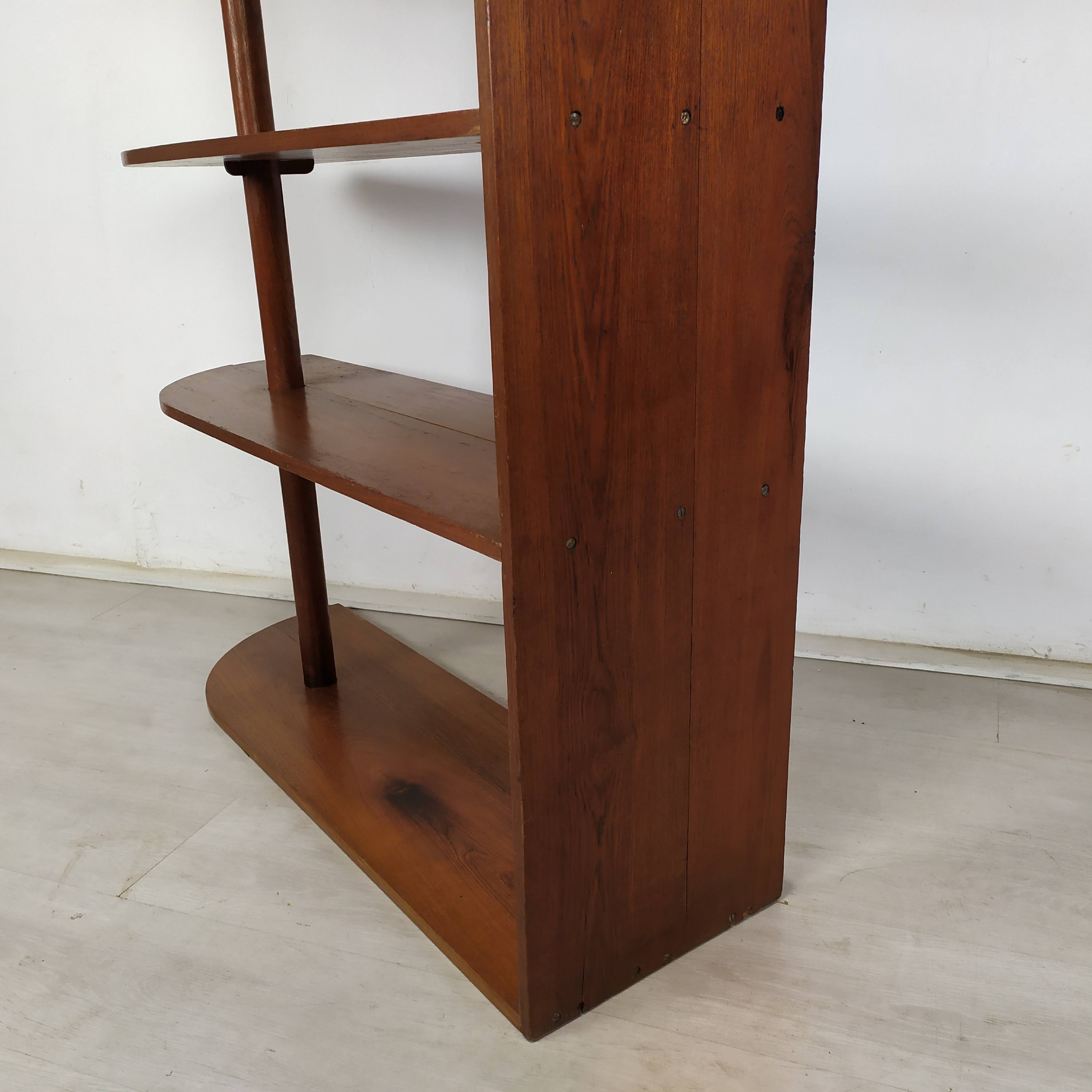 Oak shelf art deco style