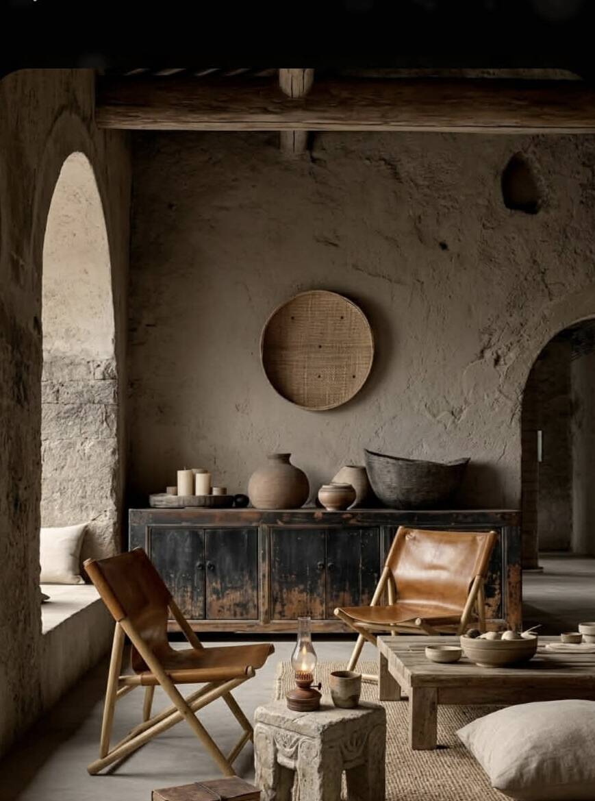 Chaise safari ancienne
