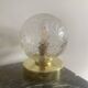 Applique ou plafonnier globe vintage en verre