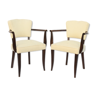 Pair of bridges armchairs