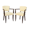 Pair of bridges armchairs