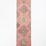 3x11 Vintage Turkish Runner Rug, 91x344Cm