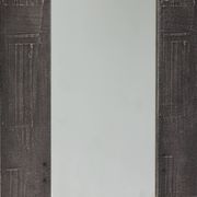 Cast Aluminum Mirror by Lorenzo Burchiellaro, Italy, 1970s