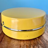 Vintage folding lamp (GEI brand), yellow colour, 70s table lamp