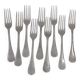 Christofle acier berry, 9 dessert forks, 17 cm in excellent condition.