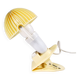 Mushroom lamp with clip