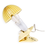 Mushroom lamp with clip