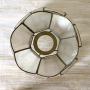 Vintage day abat to hang in mother-of-pearl and brass