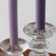 Vintage candlesticks in glass by timo sarpaneva for iittala, 1960s, set of 3