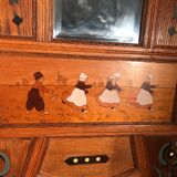 Vintage wardrobe coat rack