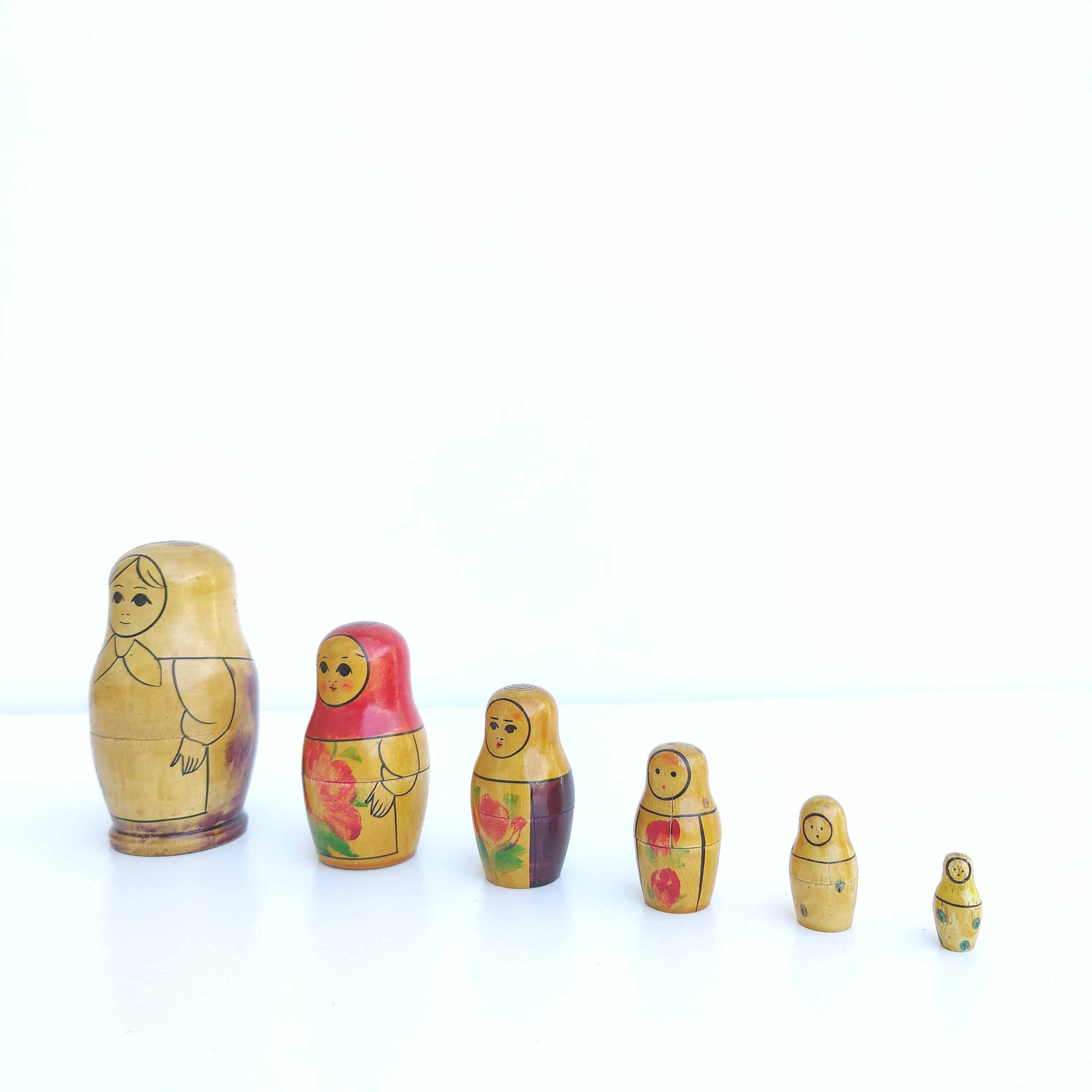 Russian nesting dolls matryoshka