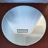 Round beveled mirror 59 cm
