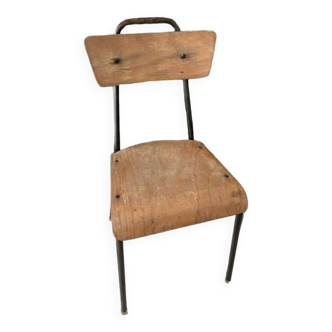 Kindergarten chair from the 50s and 60s