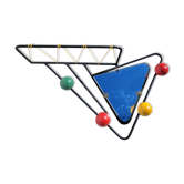 Coat rack 60 asymmetric ball