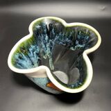 Vase en céramique émaillé signé Elchinger 1950