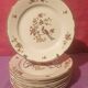 Set of 10 Condé Digoin Sarreguemines dessert plates